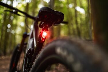 OSRAM LED ліхтарі для велосипеда Race 100, передній і задній, StVZO, з брейк-ліхтарем, акумуляторні, 100 люкс, три режими яскравості