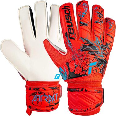 Рукавички Reusch Attrakt Solid, Grip, Outseam, розмір 7.5, черв/син.