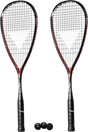 Набір для сквошу Tecnifibre Carboflex 125 S 2 ракетки 3 м'ячі Pro