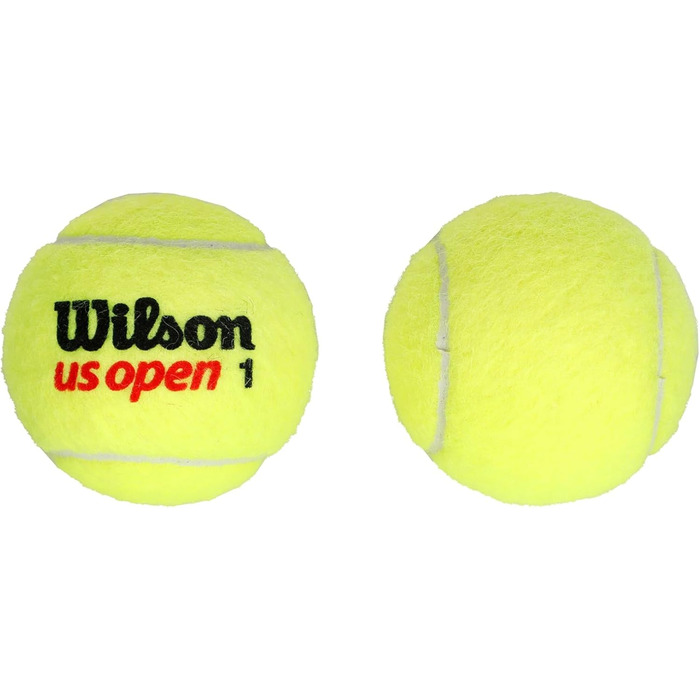 Тенісні м'ячі Wilson US Open, жовті, 2 банки по 4 м'ячі, WRT11752P