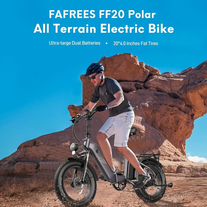 Електровелосипед  Fafrees FF20 Polar Fatbike E-Bike 20" 48V 160 км білий