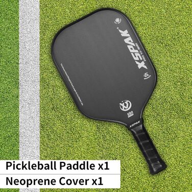 Ракетка для піклболу  XSPAK Pickleball Paddle - Tournament Edition - Вуглецеве волокно