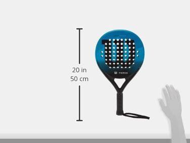 Ракетка Wilson Fierce Elite Padel, 2 шт., Синій/Чорний