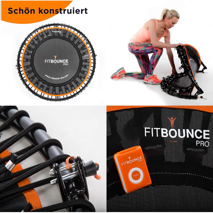 Банджі-батут FIT Bounce PRO Складний, тихий, для дорослих і дітей