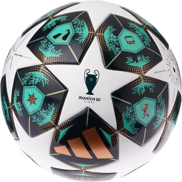 М'яч футбольний Adidas UEFA Champions League J350, зелений, розмір 4, унісекс