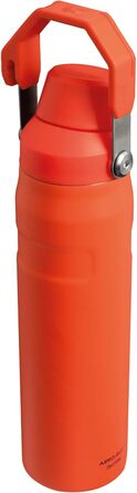 Термос-пляшка Stanley Iceflow Fast Flow 0.6 л, спортивна, тримає холод 10 годин, не протікає, BPA-free, для води, Tigerlily Plum, придатна для миття в посудомийній машині