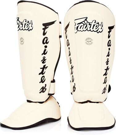 Захист гомілки та стопи Fairtex SP7 для Муай Тай, синтетична шкіра, для чоловіків, жінок і дітей, знімний, легкий, довговічний