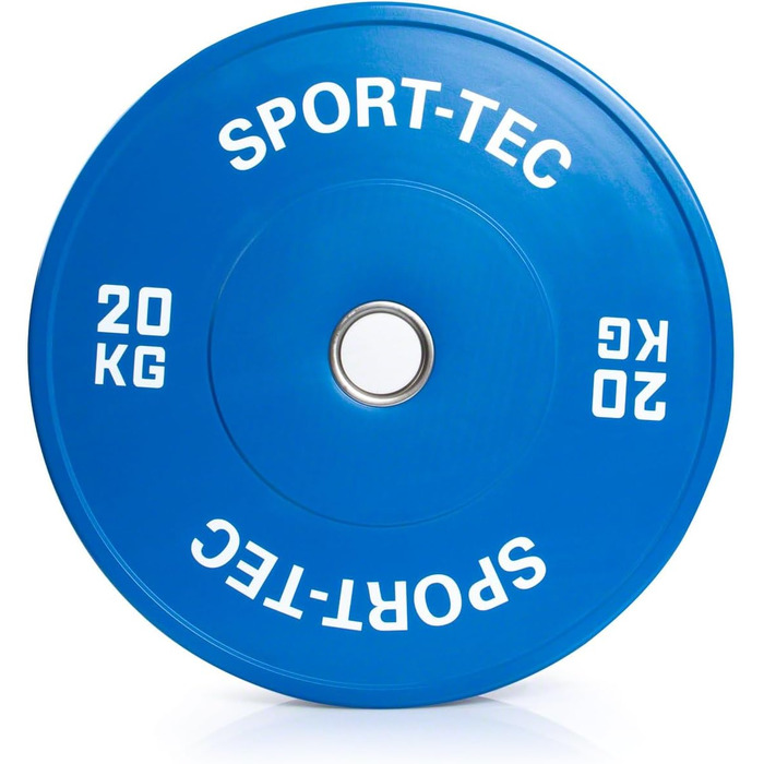 Бампер Sport-Tec Olympia, 5-25 кг, Ø 50 мм (20 кг, синій)