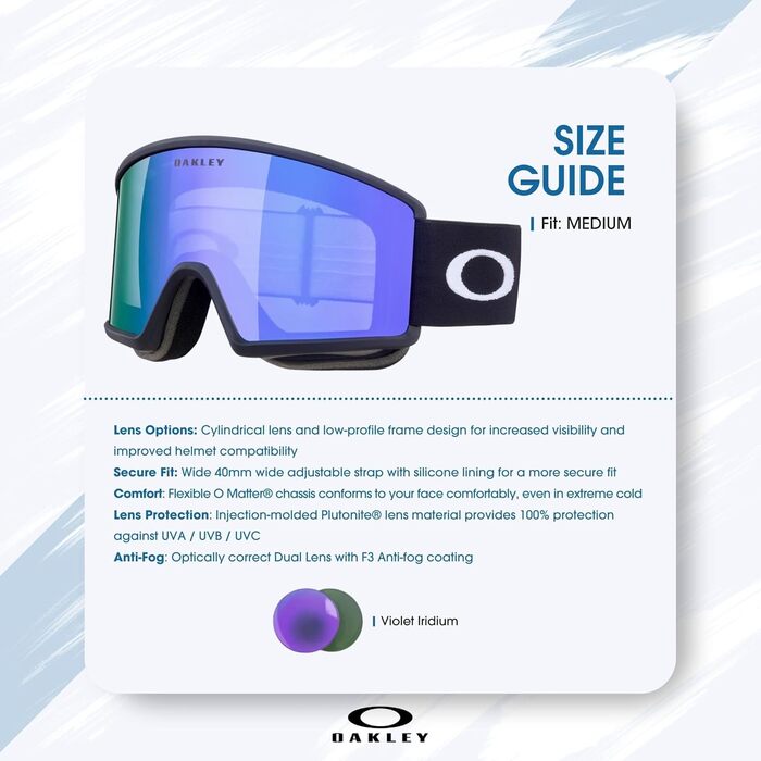 Окуляри Oakley Target Line OO7120/OO7121 iWear (чорний, M)