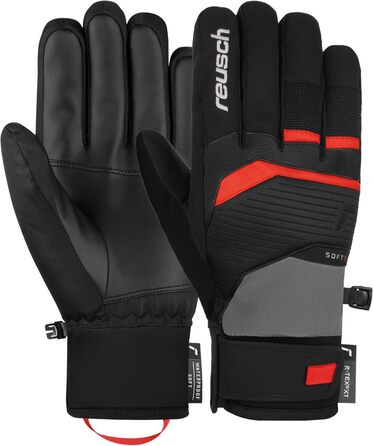 Рукавички Reusch Venom R-tex Xt, сіро-червоні, розмір 8.5