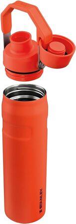 Термос-пляшка Stanley Iceflow Fast Flow 0.6 л, спортивна, тримає холод 10 годин, не протікає, BPA-free, для води, Tigerlily Plum, придатна для миття в посудомийній машині
