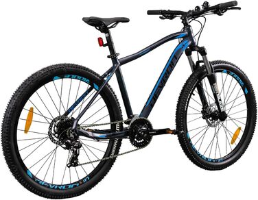 Гірський велосипед Devron Riddle RM1.7 для чоловіків - Alu Hardtail, 27,5 дюймів, himano 3x8, гідравлічний Cheibenbreme, чотиристоронній MTB для пригод (сірий, L)