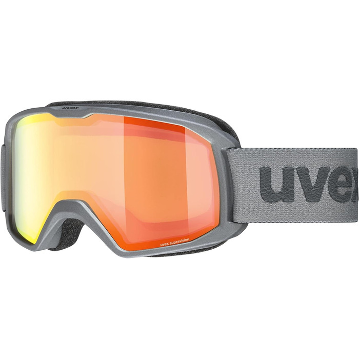 Гірськолижні окуляри uvex Unisex Elemnt Fm (Упаковка з ук) (One Size, килимок для носорога/оранжево-помаранчевий)