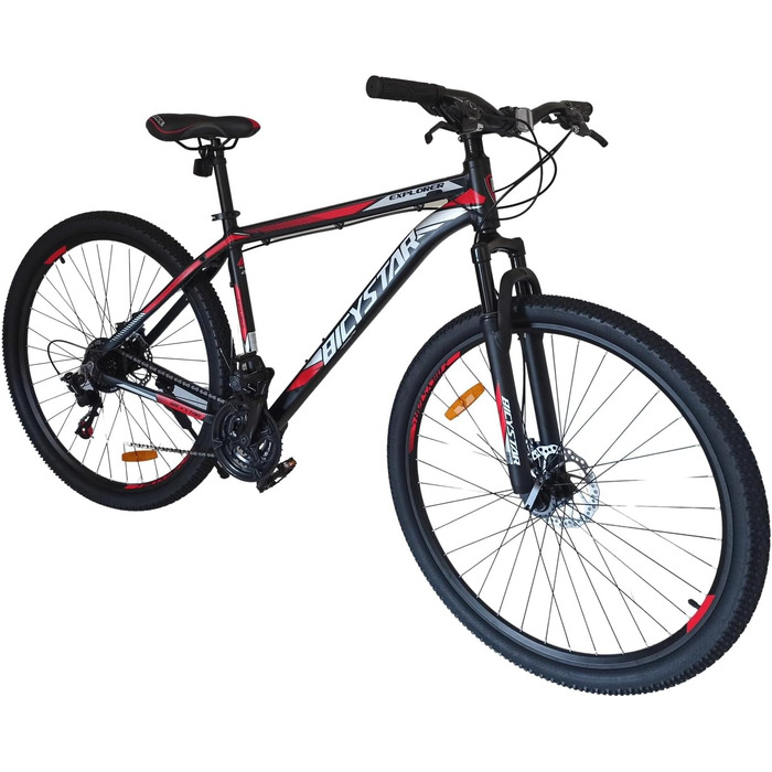 Велосипед E-ROCK EX-6 Hardtail MTB, 21-швидк., підвіска, дискові гальма, 29'