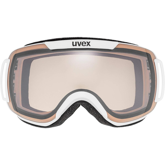 Гірськолижні окуляри Uvex Unisex Downhill 2000 V () One size білий/сріблясто-прозорий