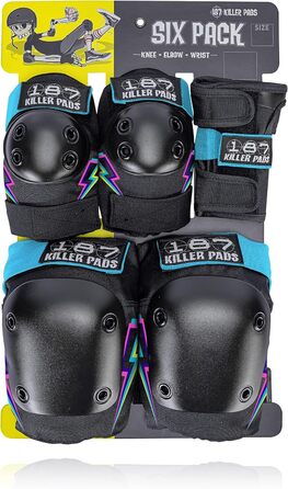 Дитяче захисне спорядження Захист Junior Six Pack XS Electric Bolt, 187 KILLER PADS