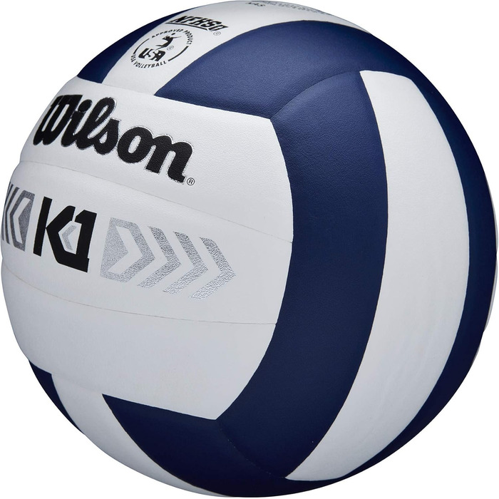 Волейбольний м'яч Wilson K1 Silver, сріблястий, оригінал