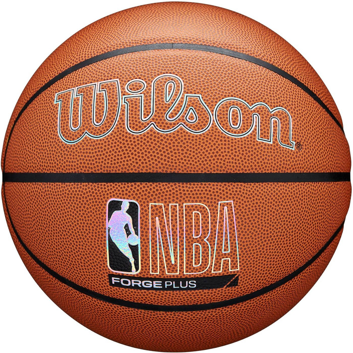 Баскетбольний м'яч WILSON NBA Forge Plus, Коричневий, 15,272,4 см