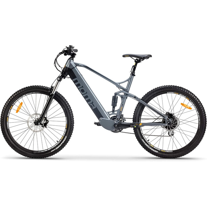 Електровелосипед Moma e-MTB 27.5", підвіска, SHIMANO 24 швидк., акум. 48В 13Ач