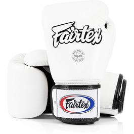 Боксерські рукавички Fairtex BGV1 14 унцій, білі, для Муай Тай, ММА, спарингів, чоловіків, жінок і дітей, легкі та ударопоглинаючі