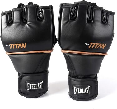 Рукавички Everlast Titanium Grappling Black, S/M & L/XL для ММА та тренувань