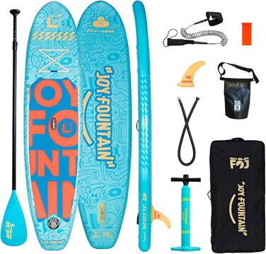 Надувна SUP-дошка 15,2 см для всіх рівнів, комплект: весло, насос, сумка-рюкзак, страхувальний трос, водонепроникна сумка