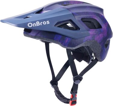 Шолом OnBros MTB/BMX, легкий з козирком, 55-61см, чолов/жін