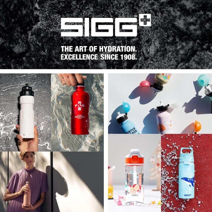 SIGG Алюмінієва пляшка для напоїв WMB One, Швейцарія, для газованих напоїв, герметична, легка, BPA-free, Outdoor, 1 л/0,75 л