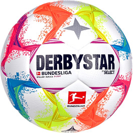 Футбольний м'яч Derbystar BL Brilliant Replica S-Ligth розмір 4 різнокольоровий