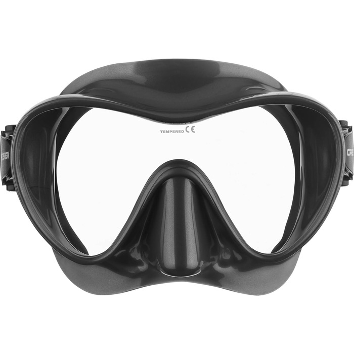 Безкаркасна маска F1 або комбінований набір Frameless Mask Snorkel Dry для дайвінгу та снорклінгу, One Size, маска унісекс Silver, 1 -