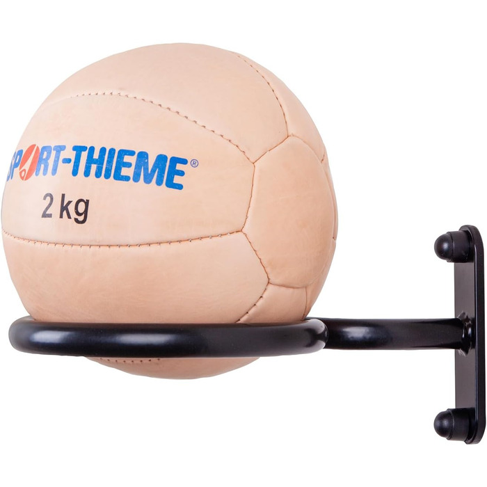 Тримач стінки Sport-Thieme Medicine Ball З можливістю завантаження до 50 кг Чорний Діаметр кулі 18-35 см Стійкий, простий в установці, практичний Виготовлений зі сталі