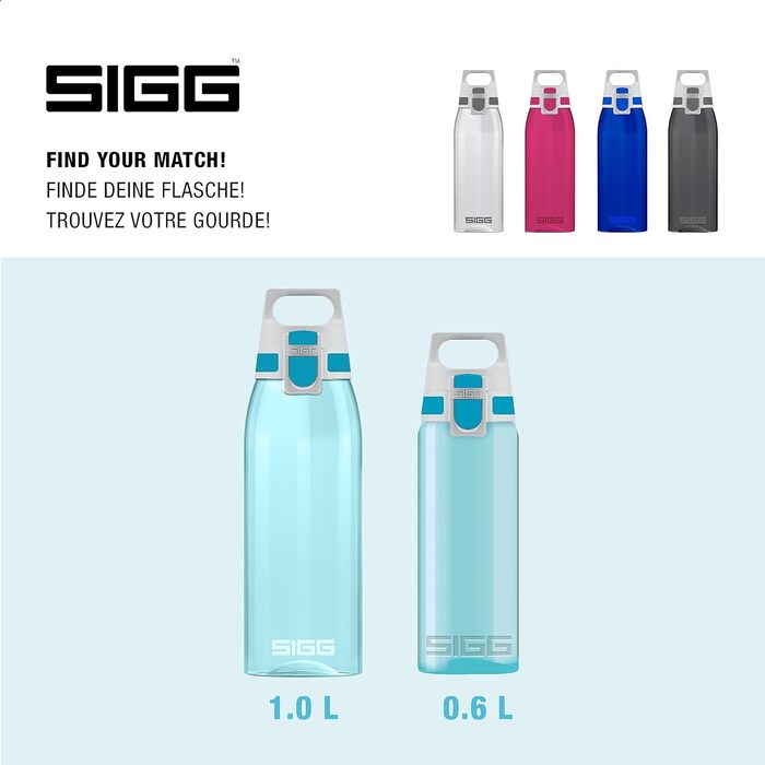 Пляшка SIGG Tritan газована, для посудомийки, без бісфенолу А