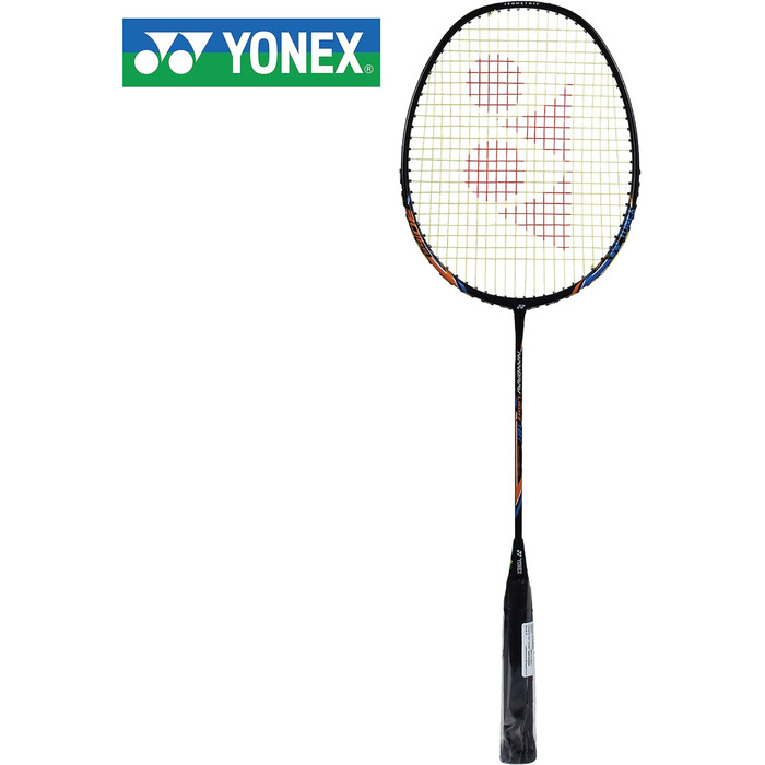 Ракетка для бадмінтону YONEX Nanoray 10F Hi-Flex чорна, нанизана