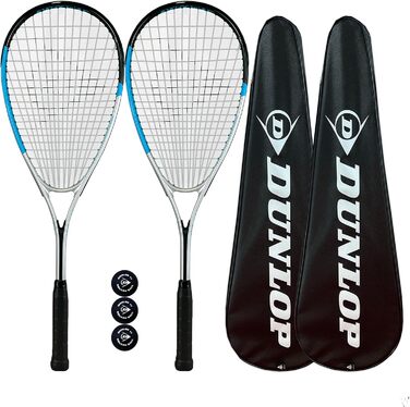 Набір ракеток Dunlop Hyper Lite: 2 ракетки, рукав, 3 м'ячі