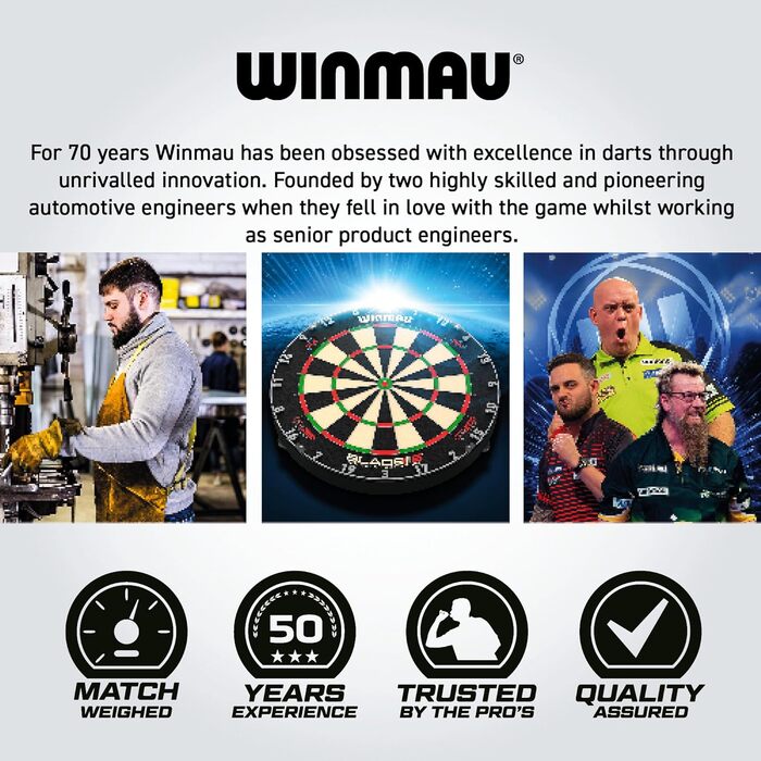 Набір дротиків WINMAU Solaris Pro сталевий наконечник