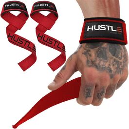 Ремені для підйому Hustle Athletics чоловічі червоні