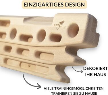 Підвісна дошка GRIPNATIC FingerPeg 1.0 - Бук - вантажопідйомність 120 кг