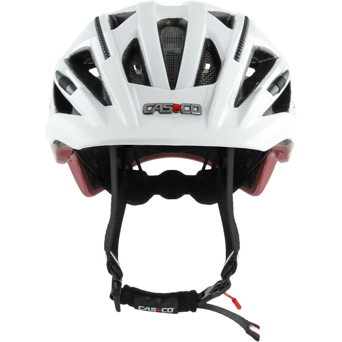 Велосипедний шолом Casco Active 2 для дорослих, розмір S (52-56 см), білий з рожевим, преміум якість