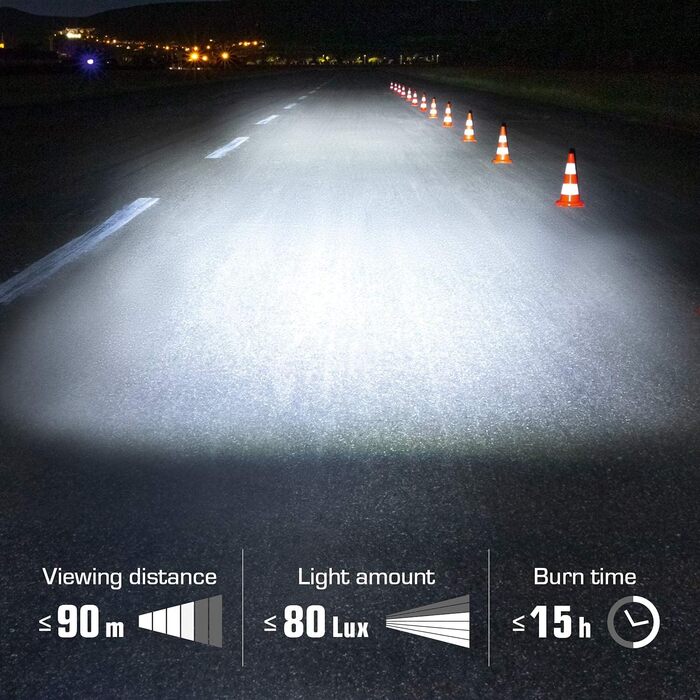 Переднє велосипедне LED світло SIGMA Aura 80, 80 Люкс, StVZO, акумуляторне, 4 режими, 90 м