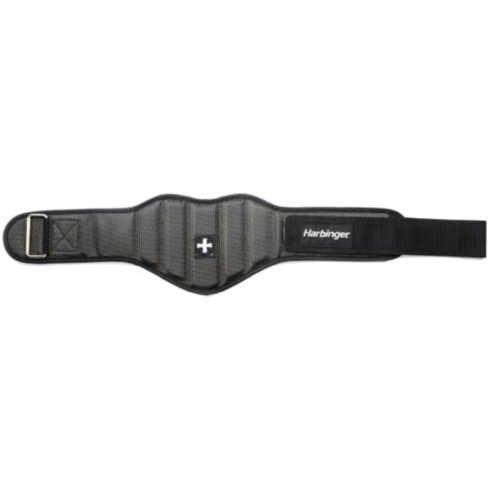 Пояс для важкої атлетики Harbinger нейлоновий, фітнес силовий тренінг FirmFit Belt 19 см L