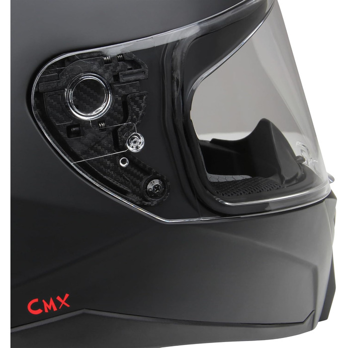 Мотоциклетний інтегральний шолом CMX Blacky чорний матовий, розмір M