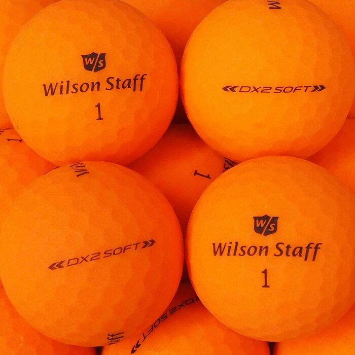 М'ячі для гольфу Wilson Staff Dx2/Duo Soft Optix Помаранчевий матовий