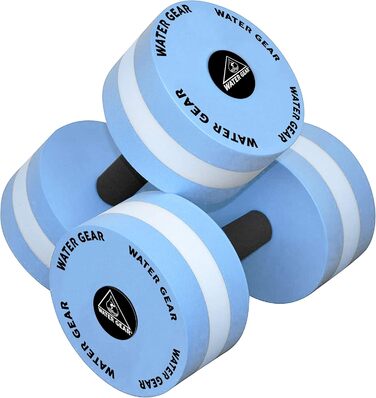 Гідробуї для аквааеробіки Wasser Gear, сині, максимальний опір 80%