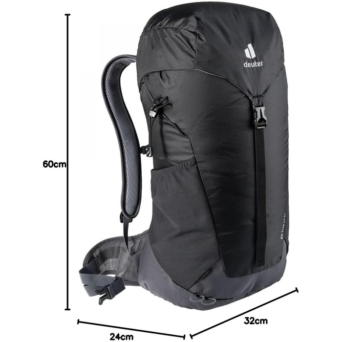 Рюкзак для туризму Deuter AC Lite 32 EL Extra Long, чорний/графіт