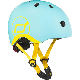Дитячий шолом Scoot and Ride з регульованими ремінцями, матовим покриттям, розмір XXS, LED-ліхтарем і флісовою підкладкою