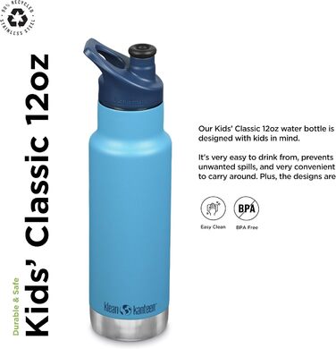 Пляшка для води Klean Kanteen Classic Sport для дорослих, унісекс