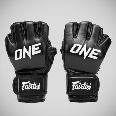 Рукавички для ММА Fairtex FGV12 X One Championship, чорні, XL