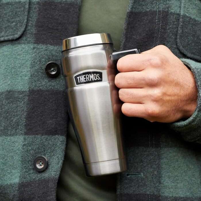 Термокружка Thermos SK1000, нержавіюча сталь, коричнева, 470 мл