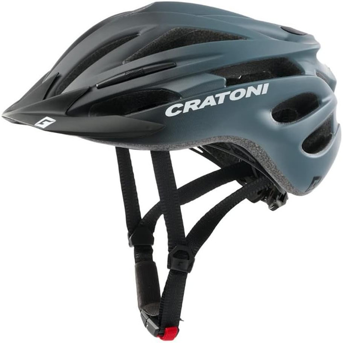 Шолом Cratoni Pacer JR MTB Youth Чорний/Сірий XS/S