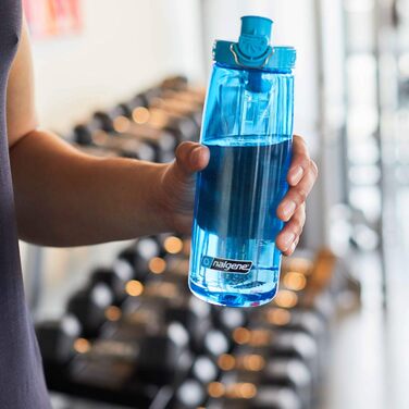 Пляшка Nalgene Everyday OTF 591 мл Синій пластик